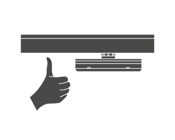 Installation Rail Étape 3 | © Inotec Sicherheitstechnik (Schweiz) AG