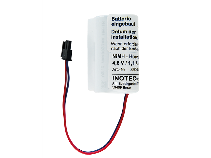 Ni-MH Hochtemperaturzelle 4,8V/1,1Ah BlockNi-MH Hochtemperaturzelle 4 ...